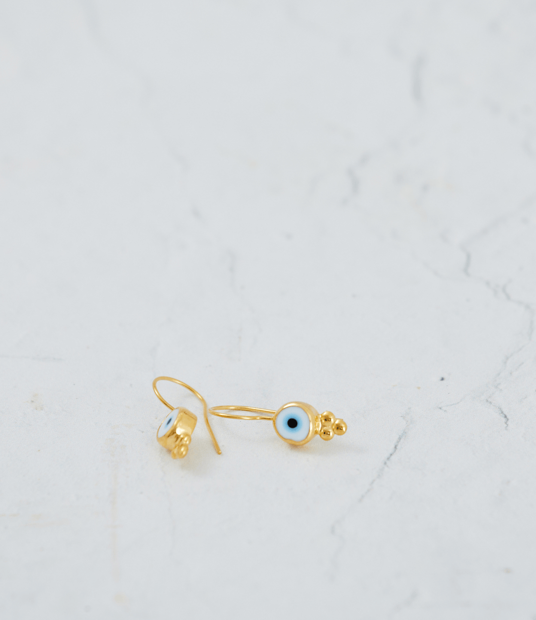 Evil Eye Droplet Earrings