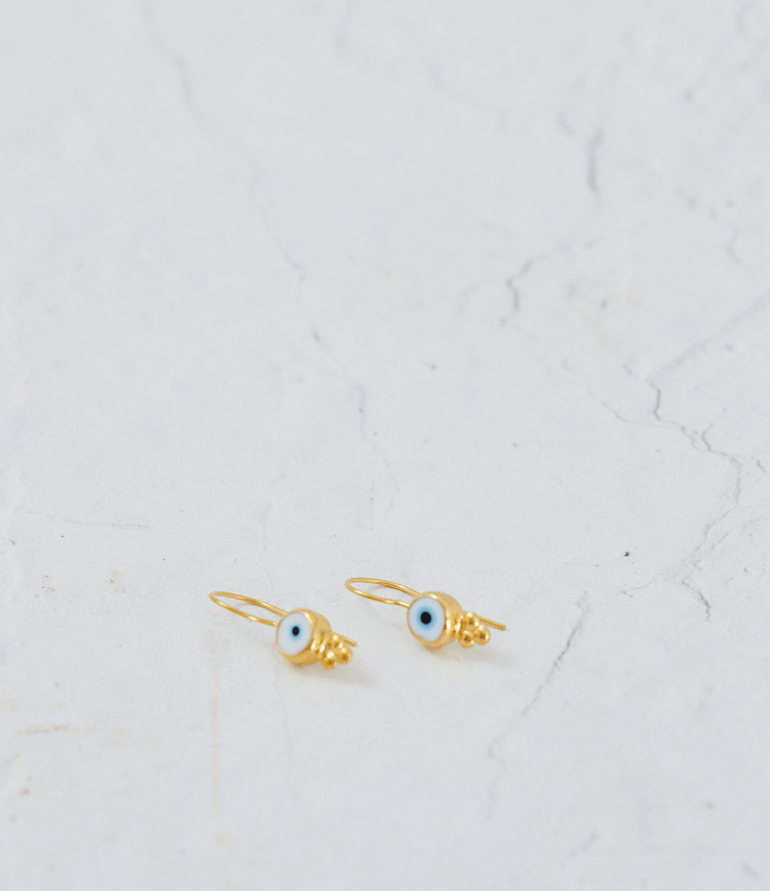 Evil Eye Droplet Earrings