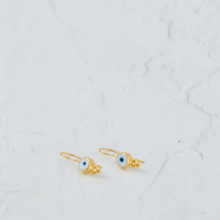 Evil Eye Droplet Earrings