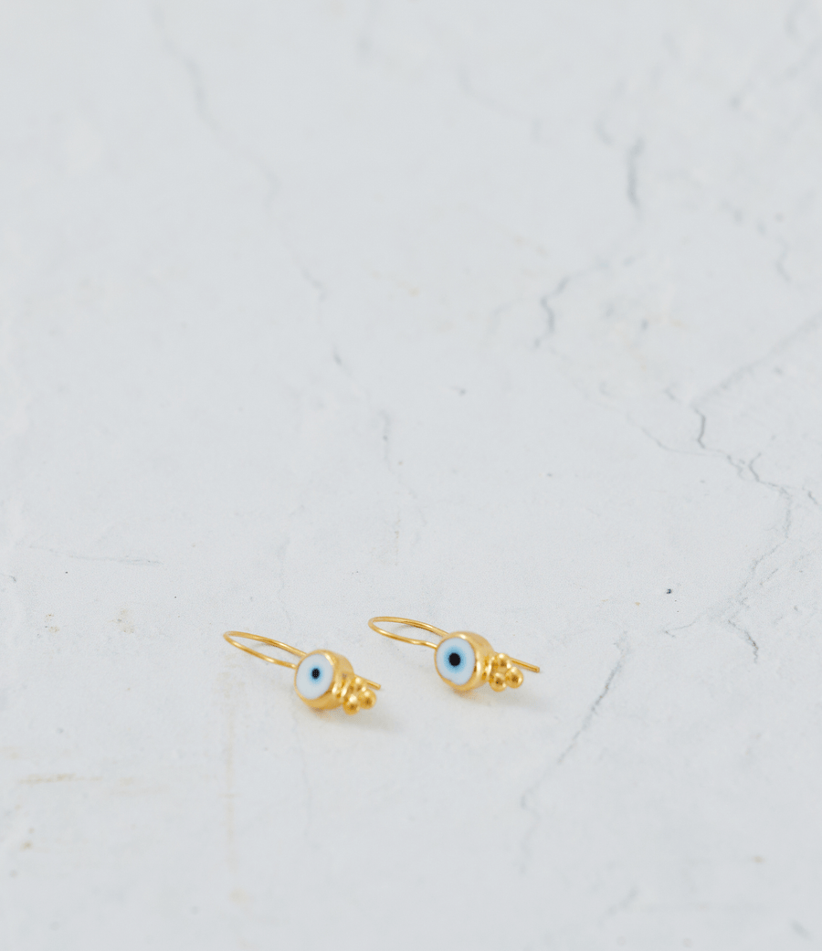 Evil Eye Droplet Earrings