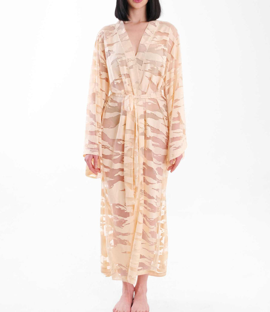 "Lydia" Long Beach Robe Kimono