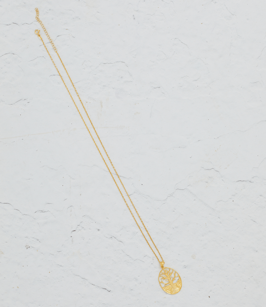 Gold Tree Sterling Silver Necklace