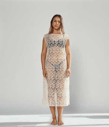 Cotton Embroidered Dress