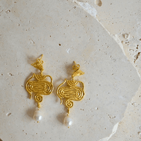Cybele Gold & Pearl - Earrings